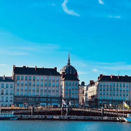 Ferienwohnung Toits Nantais - Cosy Avec Vue - Parking Gratuit Nantes Exterior foto